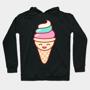 Whip Ice Cream Emoji Minimal Hoodie